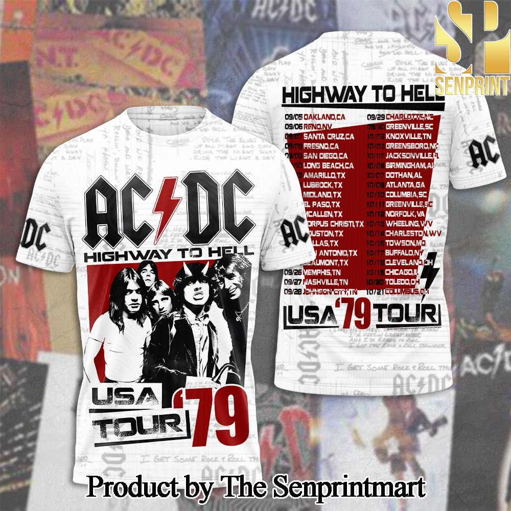 Rock Band AC DC 3D Full Printed Shirt – SEN3695