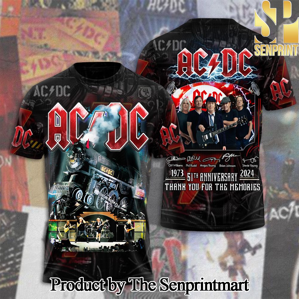 Rock Band AC DC 3D Full Printed Shirt – SEN3719