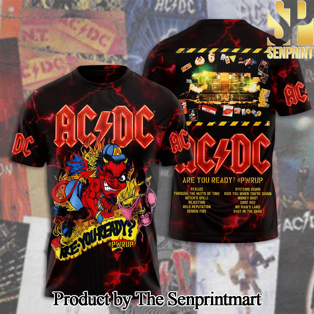 Rock Band AC DC 3D Full Printed Shirt – SEN3735