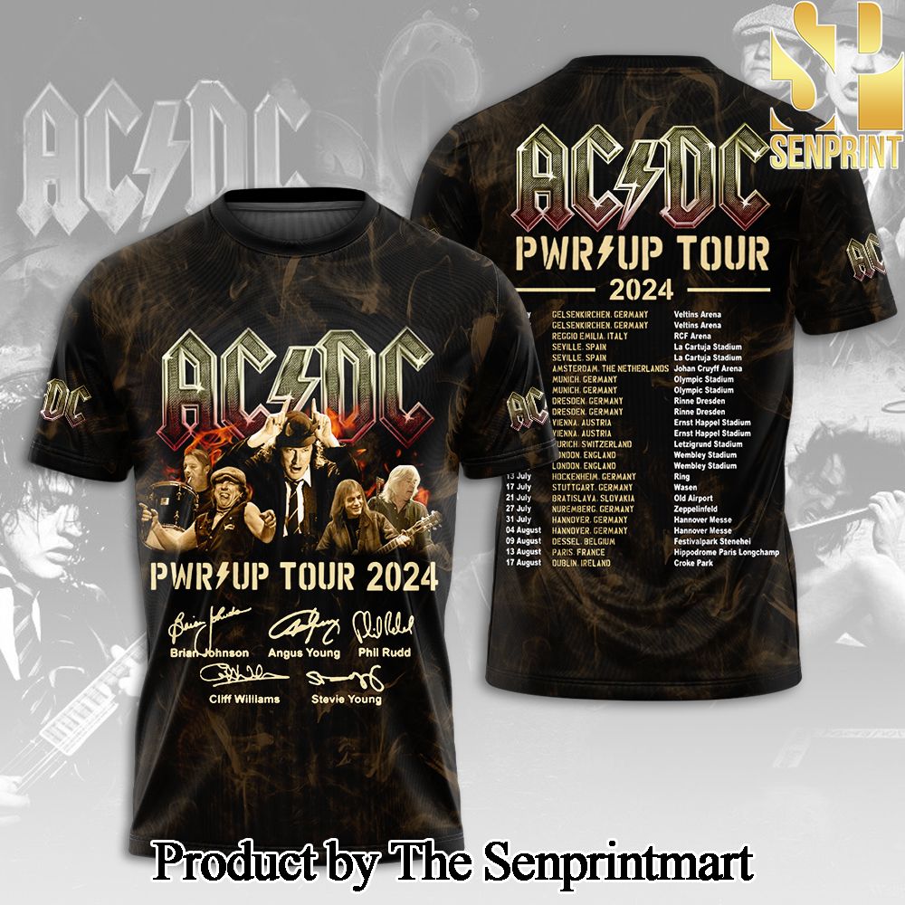 Rock Band AC DC 3D Full Printed Shirt – SEN3742