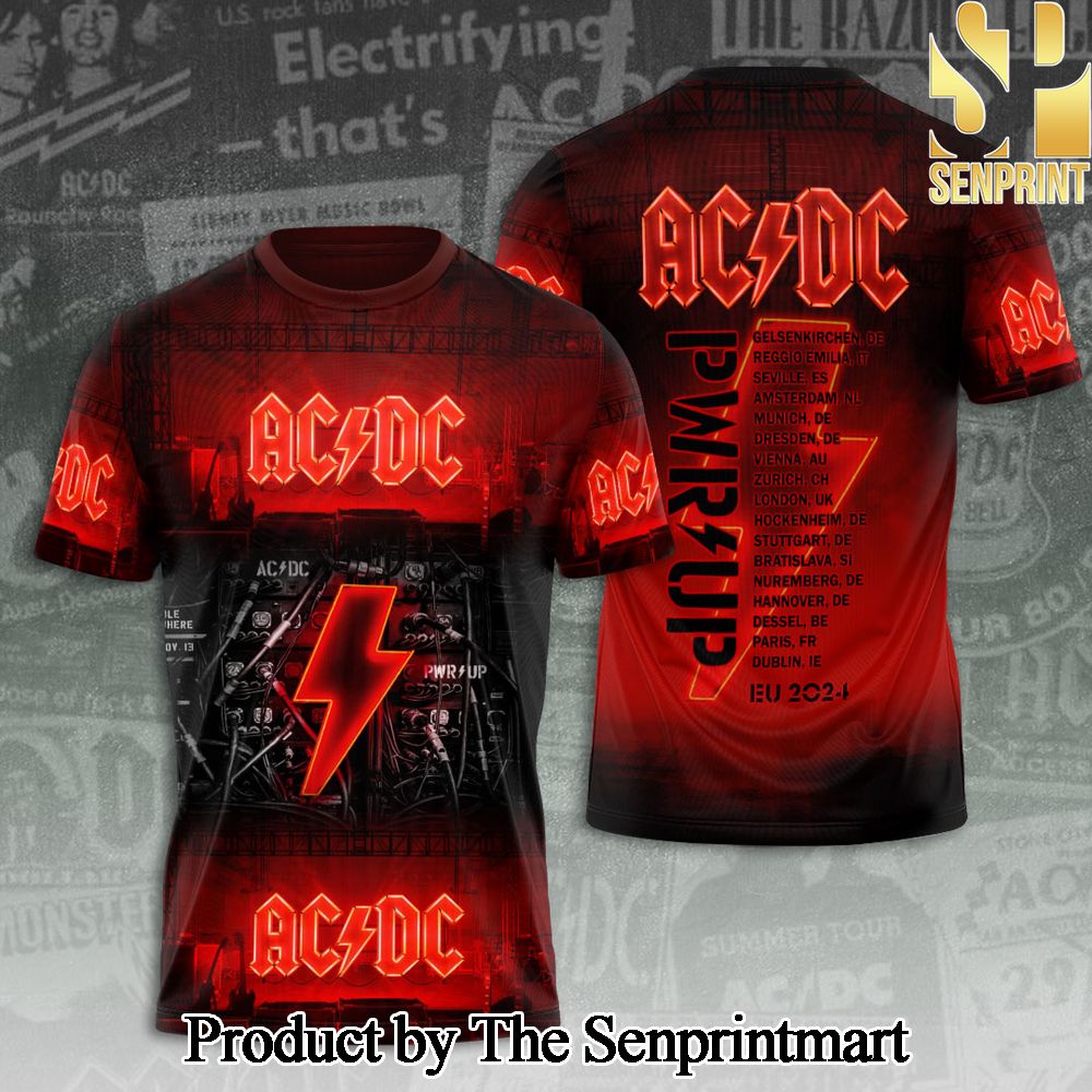 Rock Band AC DC 3D Full Printed Shirt – SEN4272