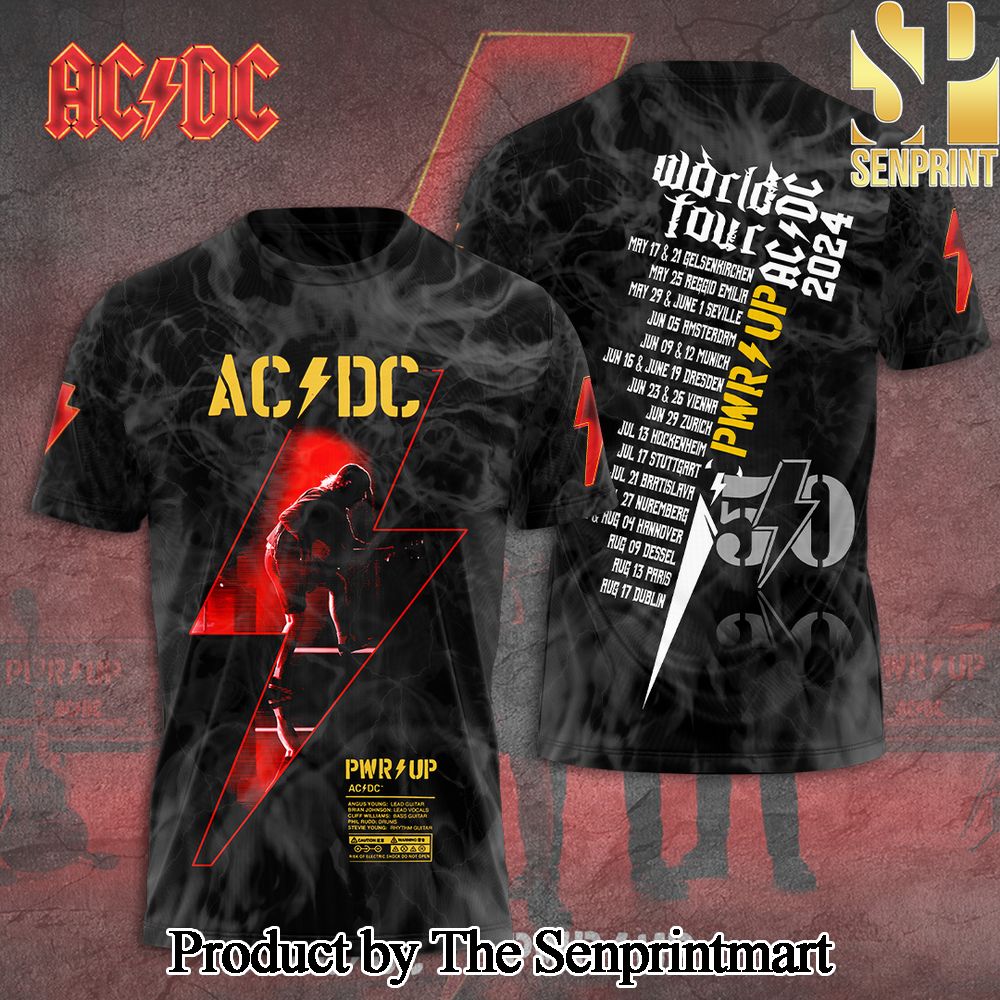 Rock Band AC DC 3D Full Printed Shirt – SEN4315