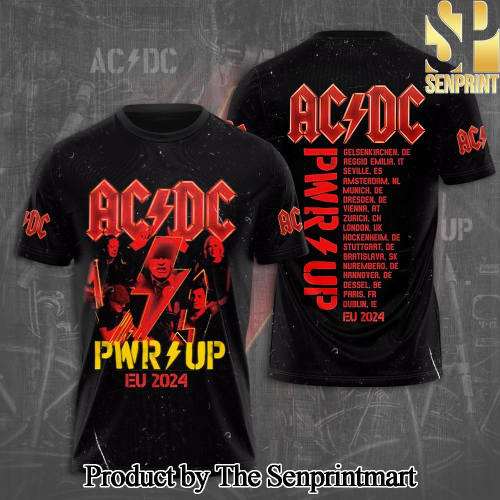 Rock Band AC DC 3D Full Printed Shirt – SEN4338