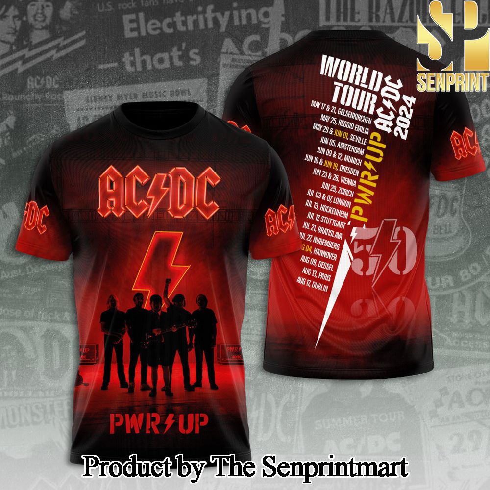 Rock Band AC DC 3D Full Printed Shirt – SEN4341