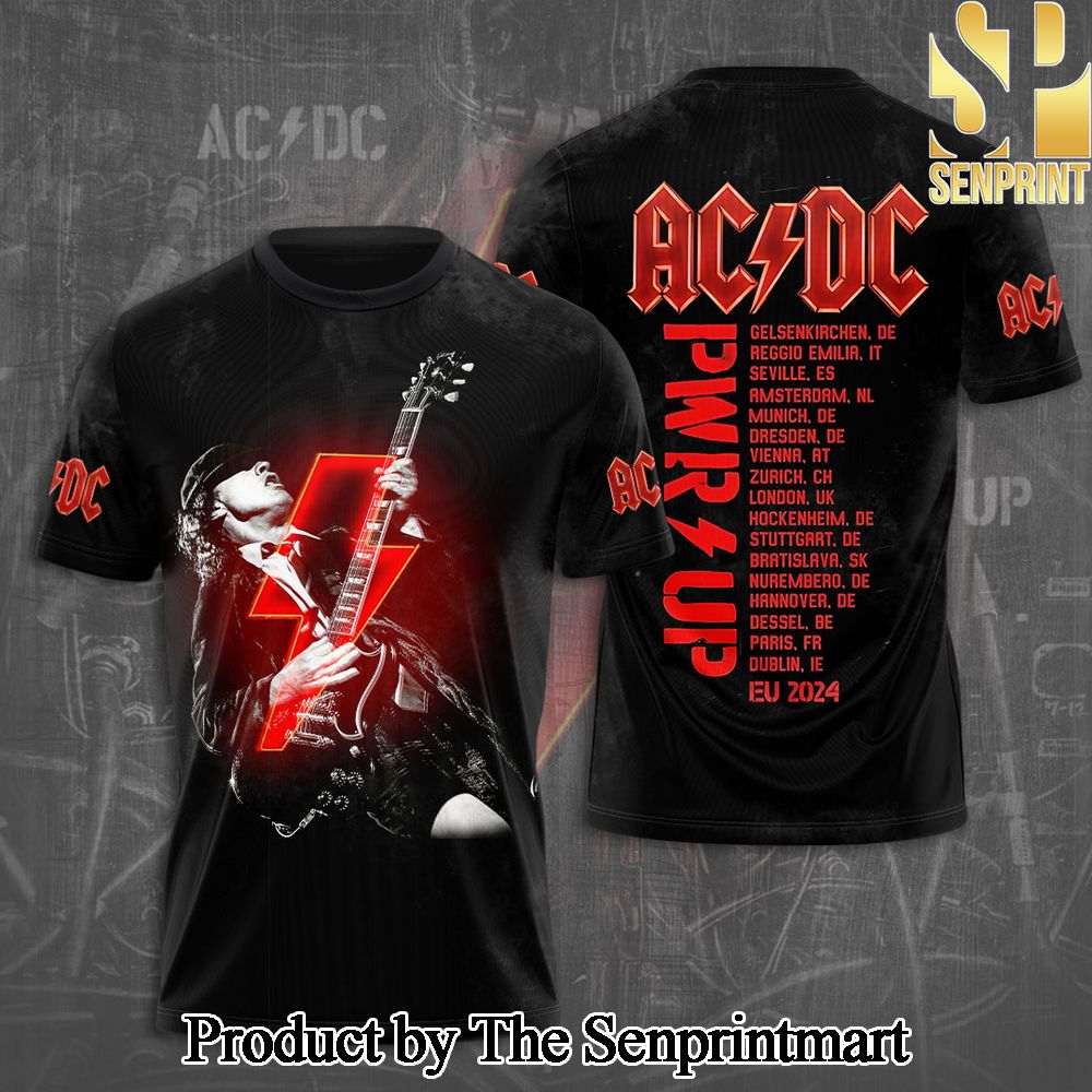 Rock Band AC DC 3D Full Printed Shirt – SEN4342