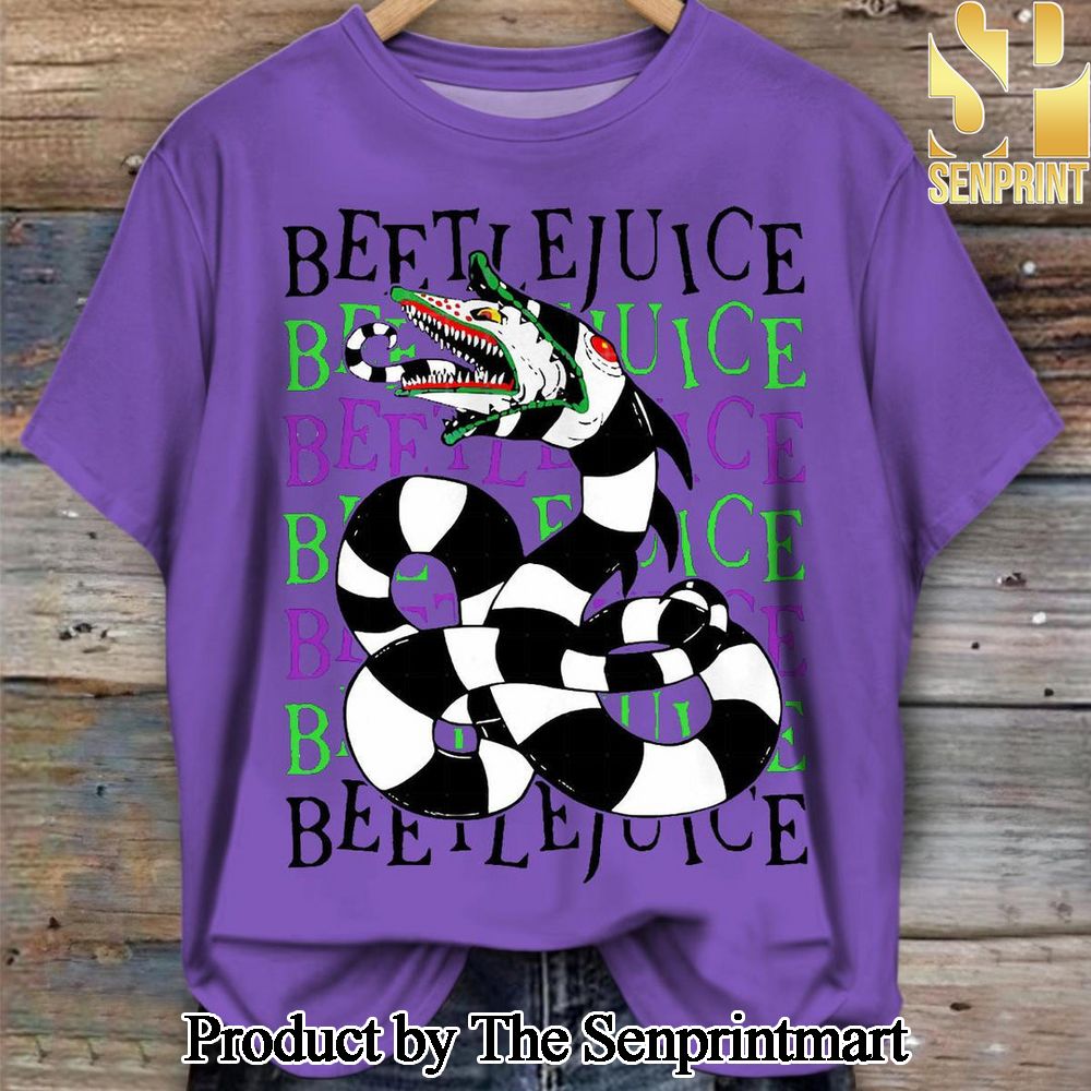 Beetlejuice Sandworm Halloween For Fans Crew Neck Shirt SEN3013