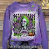 Halloween Retro Beetlejuice Round Neck Gift Ideas Ugly Christmas Sweater SEN3015