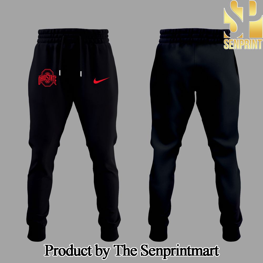 Ohio State Buckeyes Black Joggers 2024 SEN3120