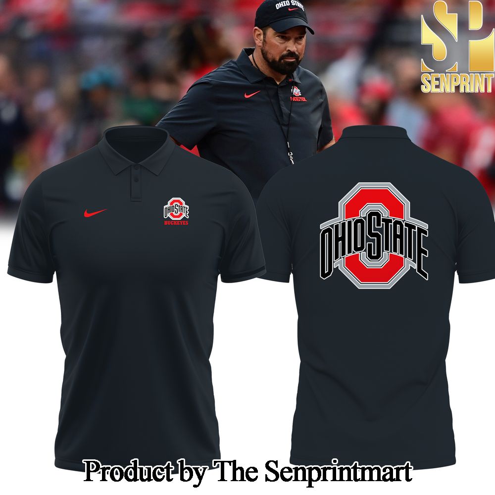 Ohio State Buckeyes Black Polo Shirt SEN3181