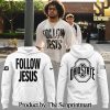 Ohio State Buckeyes Follow Jesus White TShirt 2024 SEN3112