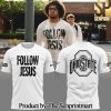 Ohio State Buckeyes Follow Jesus White Hoodie 2024 SEN3133