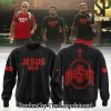 Ohio State Buckeyes Jesus Won Black SweatShirt 2024 SEN3123