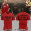 Ohio State Buckeyes Jesus Won White Hoodie 2024 SEN3138