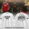 Ohio State Buckeyes Jesus Won White Polo 2024 SEN3139