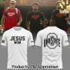 Ohio State Buckeyes Jesus Won White TShirt 2024 SEN3136