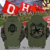 Ohio State Buckeyes Ohio Against The World Bomber Jacket and Jogger and Cap SEN3163