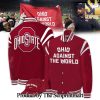 Ohio State Buckeyes Ohio Against The World Bomber Jacket and Jogger and Cap SEN3166