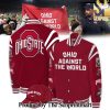 Ohio State Buckeyes Ohio Against The World Bomber Jacket and Jogger and Cap SEN3170