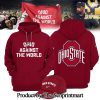 Ohio State Buckeyes Ohio Against The World Hoodie and Joggers and Cap SEN3174