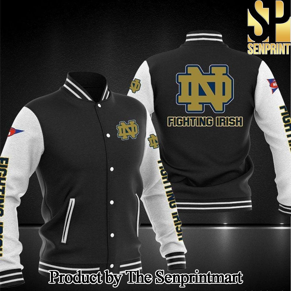 NCAA Notre Dame Football Varsity Jacket Shirt SEN0230