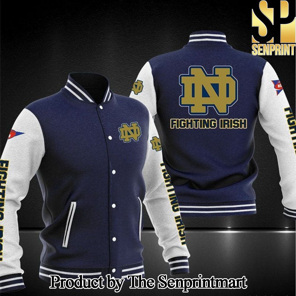 NCAA Notre Dame Football Varsity Jacket Shirt SEN0232