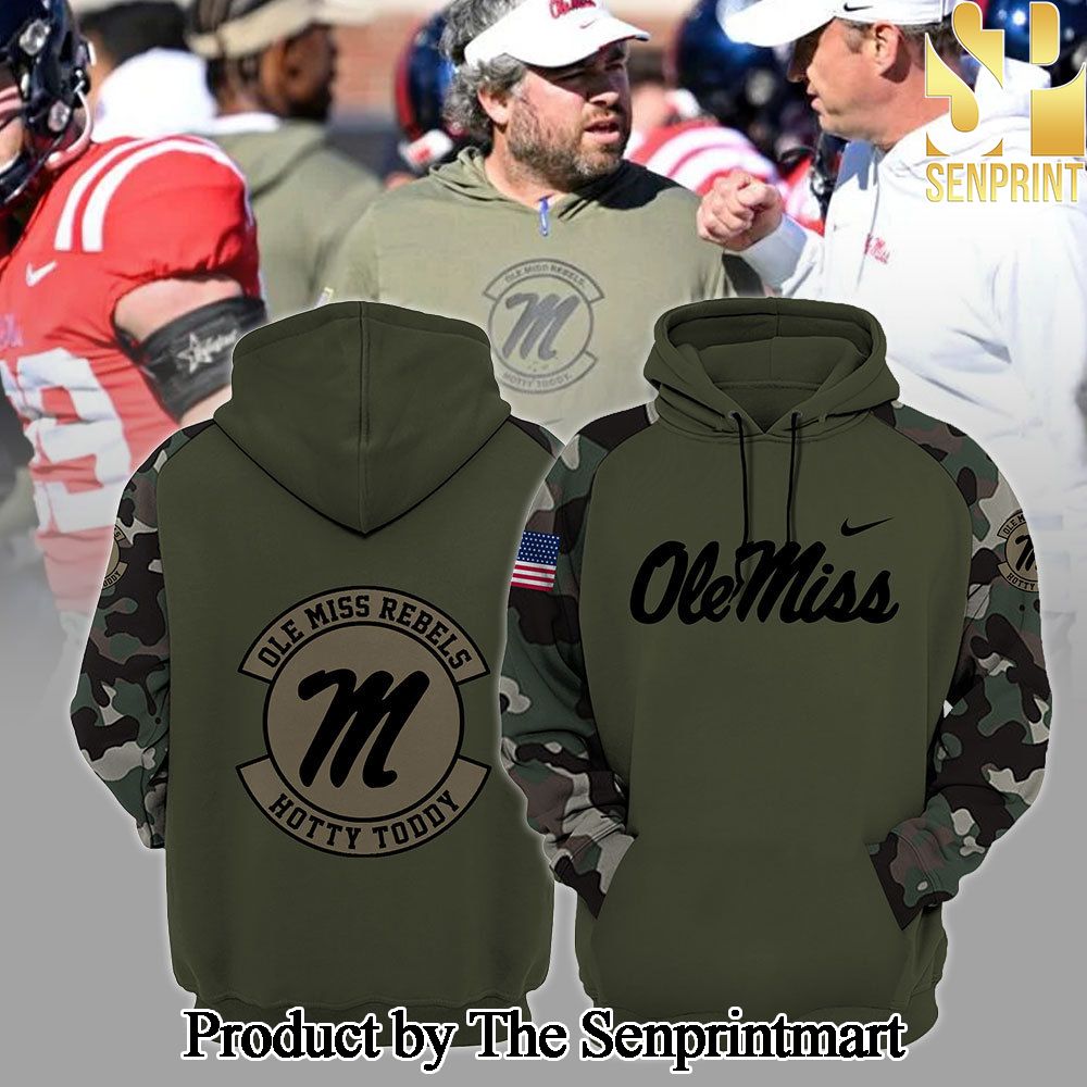 Ole Miss Rebels Camo For Fan All Over Print Shirt SEN0521