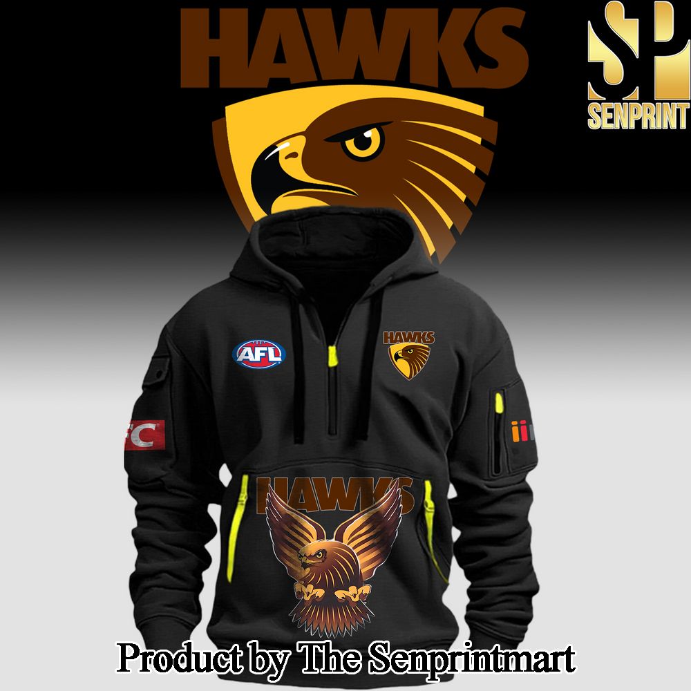 Hawthorn Hawks AFL 2024 For Sport Fan All Over Print Heavy Hoodie SEN0513