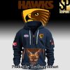 Hawthorn Hawks AFL 2024 For Sport Fans Full Printed Heavy Hoodie SEN0510