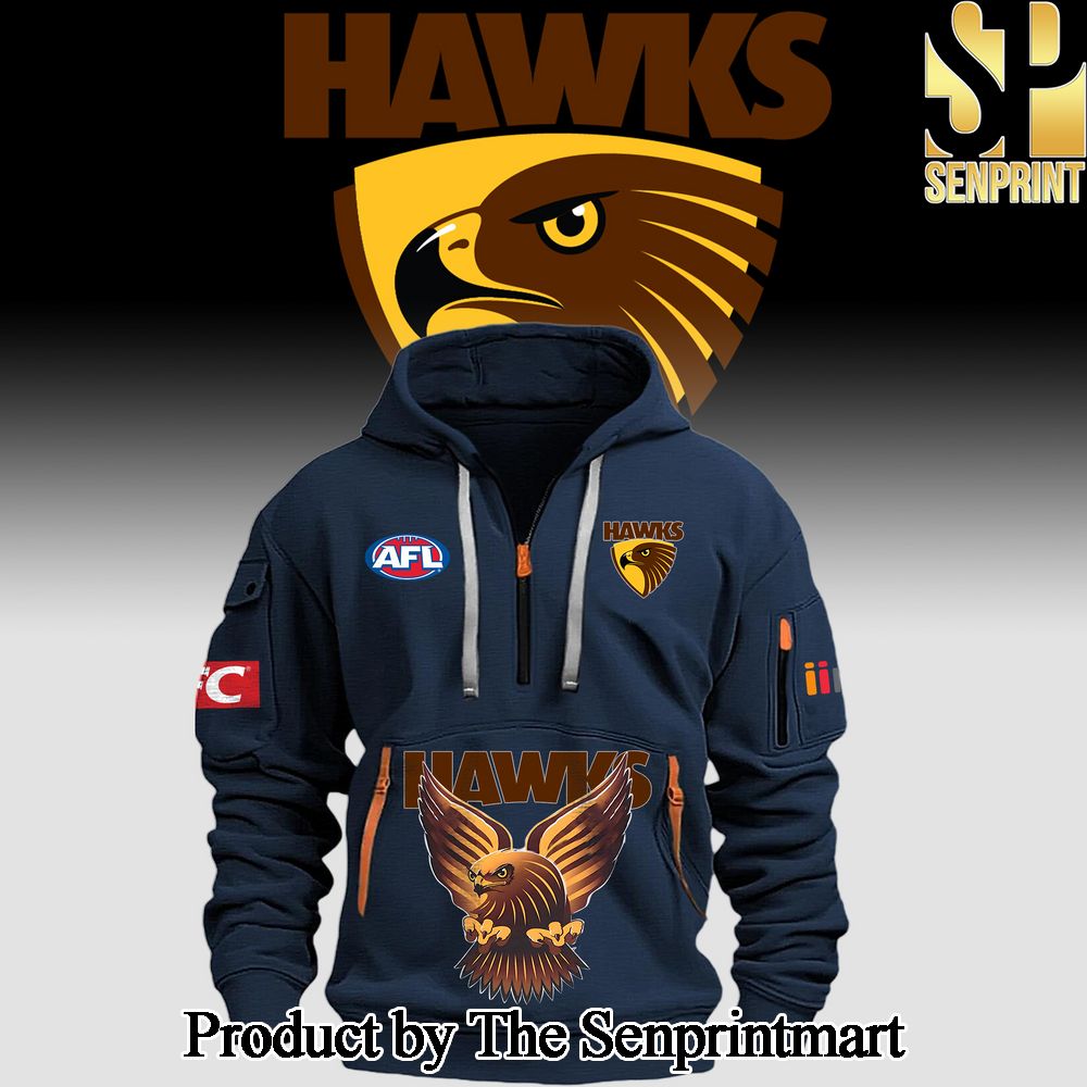 Hawthorn Hawks AFL 2024 For Sport Fans All Over Print Heavy Hoodie SEN0514