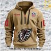 Atlanta Falcons All Over Printed 3D Quarter Zip Hoodie SEN0657