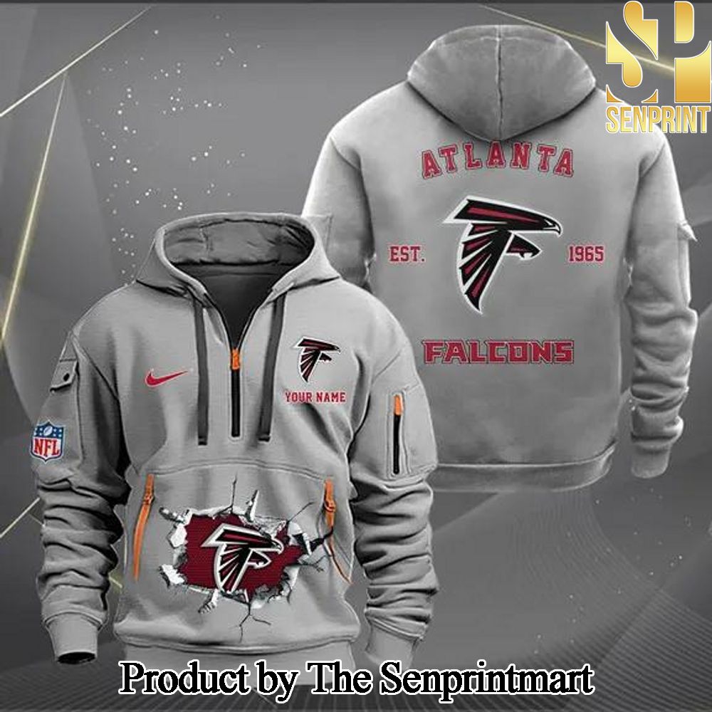 Atlanta Falcons For Fans Quarter Zip Hoodie SEN0610