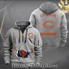 Chicago Bears For Fans All Over Printed Quarter Zip Hoodie SEN0687