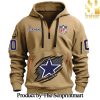 Dallas Cowboys Unique Full Printing Quarter Zip Hoodie SEN0698