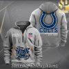 Indianapolis Colts Full Printing 3D Quarter Zip Hoodie SEN0760