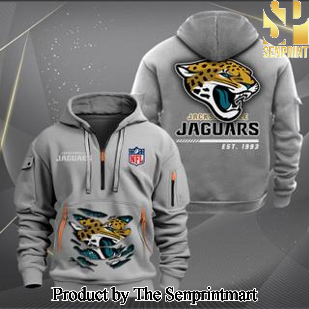 Jacksonville Jaguars Classic Quarter Zip Hoodie SEN0647