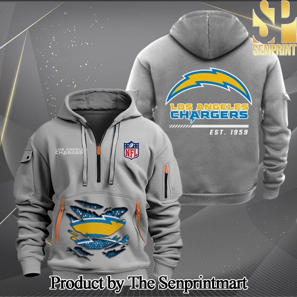 Los Angeles Chargers Unisex Quarter Zip Hoodie SEN0646