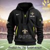 New Orleans Saints All Over Print Unisex Quarter Zip Hoodie SEN0676