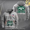 New York Jets Combo Full Printing Quarter Zip Hoodie SEN0741