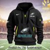 Philadelphia Eagles Full Printing Classic Quarter Zip Hoodie SEN0663