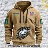 Philadelphia Eagles Hot Version Quarter Zip Hoodie SEN0617