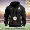 Pittsburgh Steelers All Over Printed Quarter Zip Hoodie SEN0627