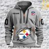 Pittsburgh Steelers Cool Version Quarter Zip Hoodie SEN0725