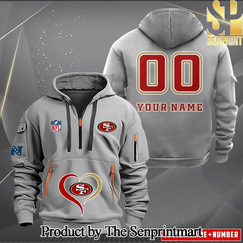 San Francisco 49ers Hypebeast Fashion Quarter Zip Hoodie SEN0611