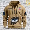 Seattle Seahawks Full Print Quarter Zip Hoodie SEN0730