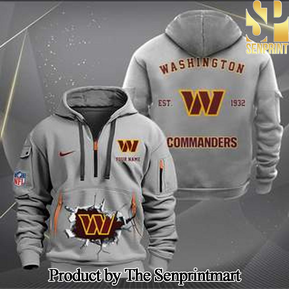 Washington Commanders Best Outfit Quarter Zip Hoodie SEN0615