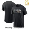 Black Baltimore Ravens For Fans 3D Shirt SEN0930