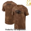 Brown Philadelphia Eagles Salute To Service For Fan Full Printed Shirt SEN0985