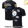 Pittsburgh Steelers Champions Super Bowl Back to Back For Sport Fans Full Printing Shirt SEN1008