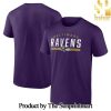 Purple Baltimore Ravens Legend Icon Performance For Sport Fans Full Printing Shirt SEN0936