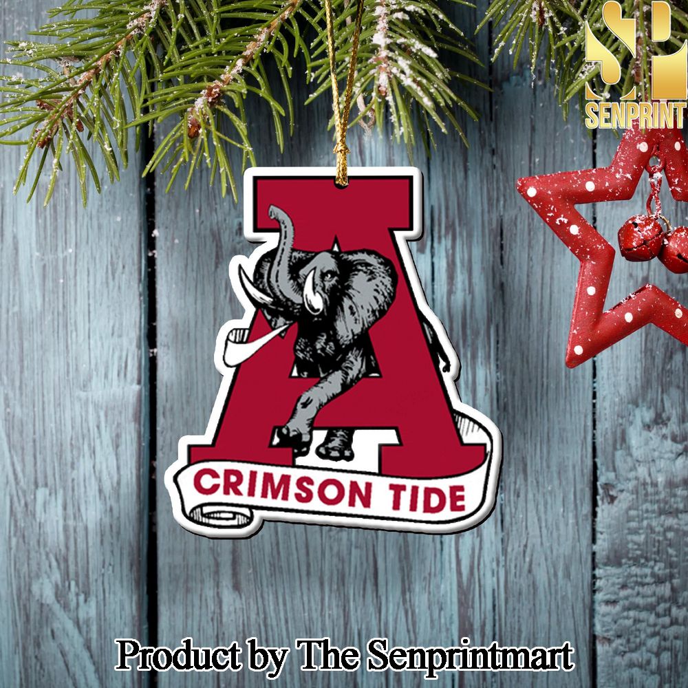 Alabama Crimson Tide Christmas Gift Tree Ornaments SEN1121